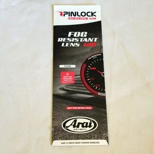 PINLOCK FOG RESISTANT LENS 120